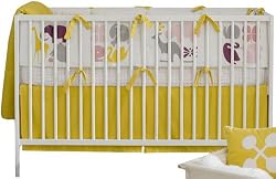 DwellStudio Gio Lemon 4pc Crib Bedding