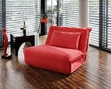 A.D. Schlafsofa (rot (Stoff))