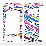 Black Purple Pink Multi Rainbow Color Zebra Animal Strip Snap on Hard Skin  ....