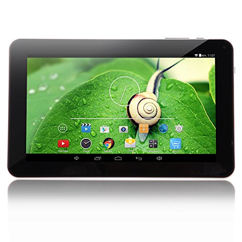 iRULU eXpro X1a 9 Inch Quad Core Tablet PC, Google Android 4.4 Kitkat, 1024600 Resolution, 8GB Nand Flash - Black Front