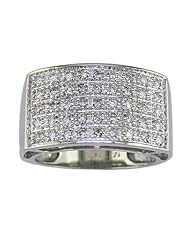 0.40 CT Diamond Ring in 14K White Gold In Size 7