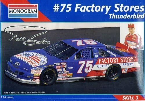 Monogram #75 Factory Stores Thunderbird Nascar Car Model Kit Todd Bodine by Factory Stores
