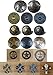 100 Large Clavos Rustic hamered Nailheads in Oil Rubbed Brass 1 1/2 inches