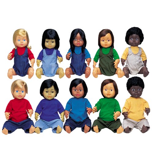 How To Get Constructive s Multi Ethnic Dolls Set of 10 Ethnically