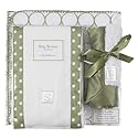 SwaddleDesigns Boxed Gift Set - Sage Mod Circles