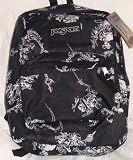Jansport Superbreak Backpack Black & White Skatin Tricky Pirates
