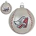 Pack of 2 MLB Los Angeles Angels of Anaheim Glass Baseball Christmas Ornaments