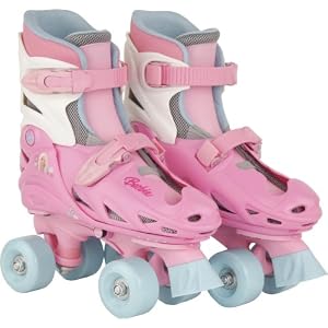 Barbie Adjustable Quad Skate - Pink (J10 - J13) by 