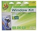 Duck 00-09122 Indoor 5-Window Shrink Film Kit, 62-by-210-Inch
