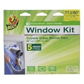 Henkel 00-09122 Indoor 5-Window Shrink Film Kit, 62-by-210-Inch