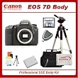 Canon EOS 7D Digital Camera, with SSE Starters Kit, Includes 8GB High Speed CF Card, High Speed Card Reader, LP-E6 Replacement Battery, Pro Fluid Head Tripod, Soft Carrying Case, Starters Kit and more...