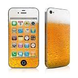 iPhone 4 スキンシール Beer Bubbles (AIP4-ALE)