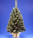 3' Noble Spruce Artificial Christmas Tree In Gold Bag
