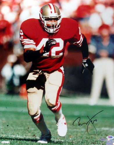 Ronnie Lott Autographed SF 49ers 16x20 Photo #1 PSA/DNA