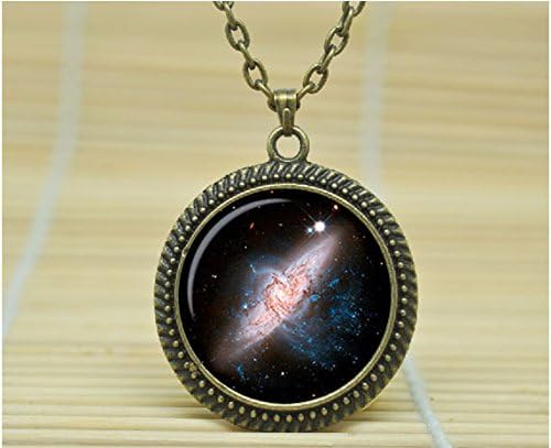 Fashion Jewelry Galaxy Necklace Universe Pendant Universe Necklace Galaxy Necklace Space Universe Glass Cabochon Necklace A0973