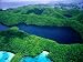 Aerial View of Long Lake on Mecherchar Island, Rock Islands, Koror, Palau Lonely Planet Collection Photographic Poster Print by Michael Aw, 12x9