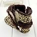 Baby Boots Premium Soft Sole Bow Anti-Slip Mid Calf Warm Winter Infant Prewalker Toddler Snow Leopard Boots 3-12M Itaar (9-12M)