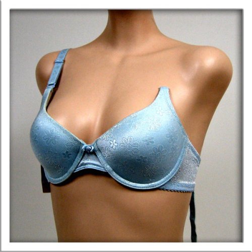 Solb $36 Satin Baby Blue Convertible Bra #1616