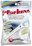 Picture Plackers Whitening Right Angle Floss Picks-75 ct (Quantity of 6)