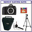Canon EOS 5D Mark II 21.1MP Full Frame CMOS Digital SLR Camera (Body Only) + Willoughby's 16GB CF Tripod & Holster Package
