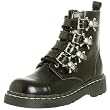 T.U.K. Women's 4 skull Buckle Boot