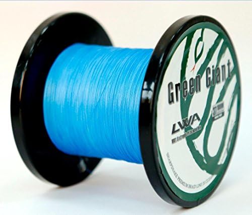 LVWA Professional Green Giant 100% 8 strands PE braided super strong dyneema fishing line (1000m 0.23mm)