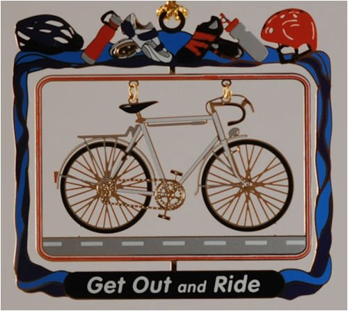 Buy Get Out and Ride Christmas Ornament by Circle City Bicycles