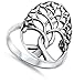 Tree of Life Branches Fashion Ring New .925 Sterling Silver Band Sizes 3-14