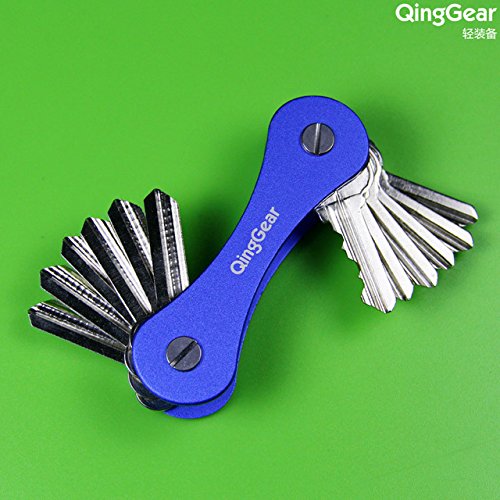 EXTENDED Version QingGear Keybone Outdoor Key Tool Key Holder Keysmart Key Organizer,fits nearly all the keys