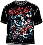 Marvel Comics Spider-man Angel Venom Black Mens T-shirt