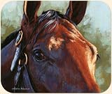 Fiddlers Elbow - Bay Horse Mouse Pad by Adeline Halvorson