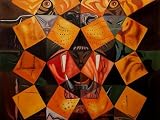 Art Reproduction Oil Painting - Dali Paintings: Cinquenta Imagenes Abstractas - Extra Large 30 X 40 - Hand Painted Canvas Art