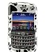 Black Dog Paw Snap on Hard Skin Cover Case for Blackberry Tour 9630 + Belt Clip