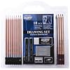 Pro Art 18-Piece Sketch/Draw Pencil Set