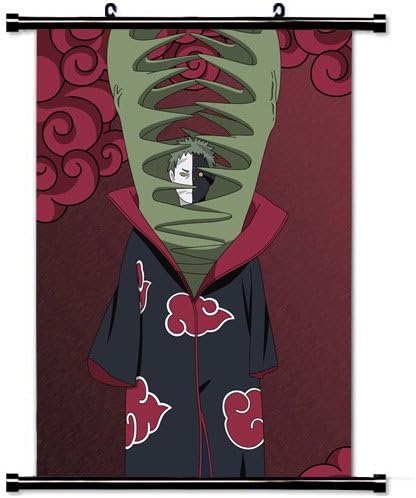 Home Decor Japanese Anime Art Cosplay Poster with Zetsu Naruto Shippuden Anime Wall Scroll Poster Fabric Painting 23.6 X 35.4 Inch (60cm X 90 cm)