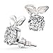 Freeman Jewels Baby Girl Earrings Sterling Silver 5mm Round-Cut Cubic Zirconia Stud Earrings