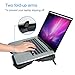 E-PRANCE Laptop Cooling Pad X5 15-17 inch Gaming Laptop USB Fan Cooler with 4 Fans at 1200 RPM, Ultra-Portable, Light Weight and Whisper Quiet