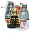 Character Options, Dr Who, 5" Classic dalek Collectors set (5yrs+)
