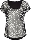 51PzK9qj7cL. SL160  FULL TILT Butterfly Hi Low Womens Top