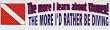 The More I Learn about Women Bumper Sticker