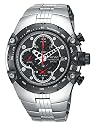 Pulsar Men's Tech Gear Alarm Chronograph Silver-Tone Watch #PF3527