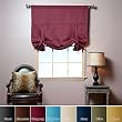 Tie-Up Shade Solid Insulated Thermal Blackout Window Shade 63L-BURGANDY - TUB