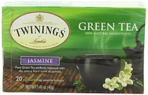 Twinings Jasmine Green Tea, 1.41-Ounce Boxes (Pack of 6)