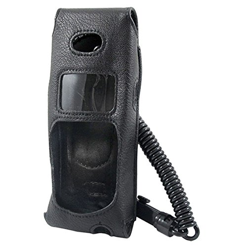 Artisan PowerBlack Vinyl Holster for Polycom SpectraLink Netlink i640 | with Metal Belt Clip | Best with PTX110, PTX140, PTX151, RNP2400, 3626, 3636 | Matches OEM Part Number PTO601