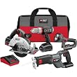 PORTER-CABLE PCL418C-2 18-Volt Lithium-Ion Cordless 4-Piece Combo Kit