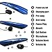Rymemo Wireless Hands-free Bluetooth Music Audio Stereo Universal Headset Headphones Earphone for Cellphoone, Blue