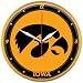 Iowa Hawkeyes NCAA Round Wall Clock by Wincraft