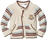 Vitamins Baby-Boys Infant Sweater with Stripe, Beige, 18 Months