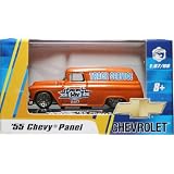 1:87 HO SCALE '55 CHEVY PANEL (ORANGE 'TRACK SERVICE') Hot Wheels Vehicle &... by Hot Wheels