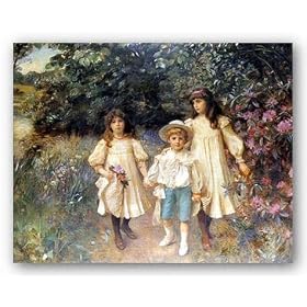 The Perkins Children de George Harcourt Tirages d'Art Poster